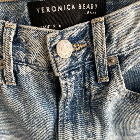 Veronica Beard Jeans Carly Kick Flare High Rise - Pebble Stone - Size 26 - Picture 15 of 15